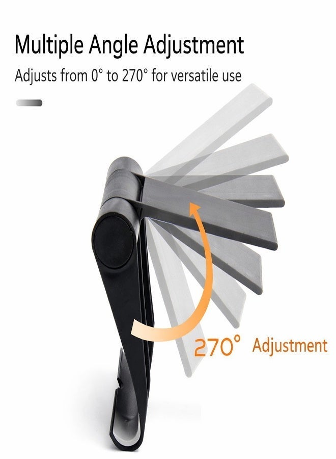 MTL Foldable Desktop Phone & Tablet Stand with Multi-Angle Rotation for Office, Home & Live Streaming - Image 4